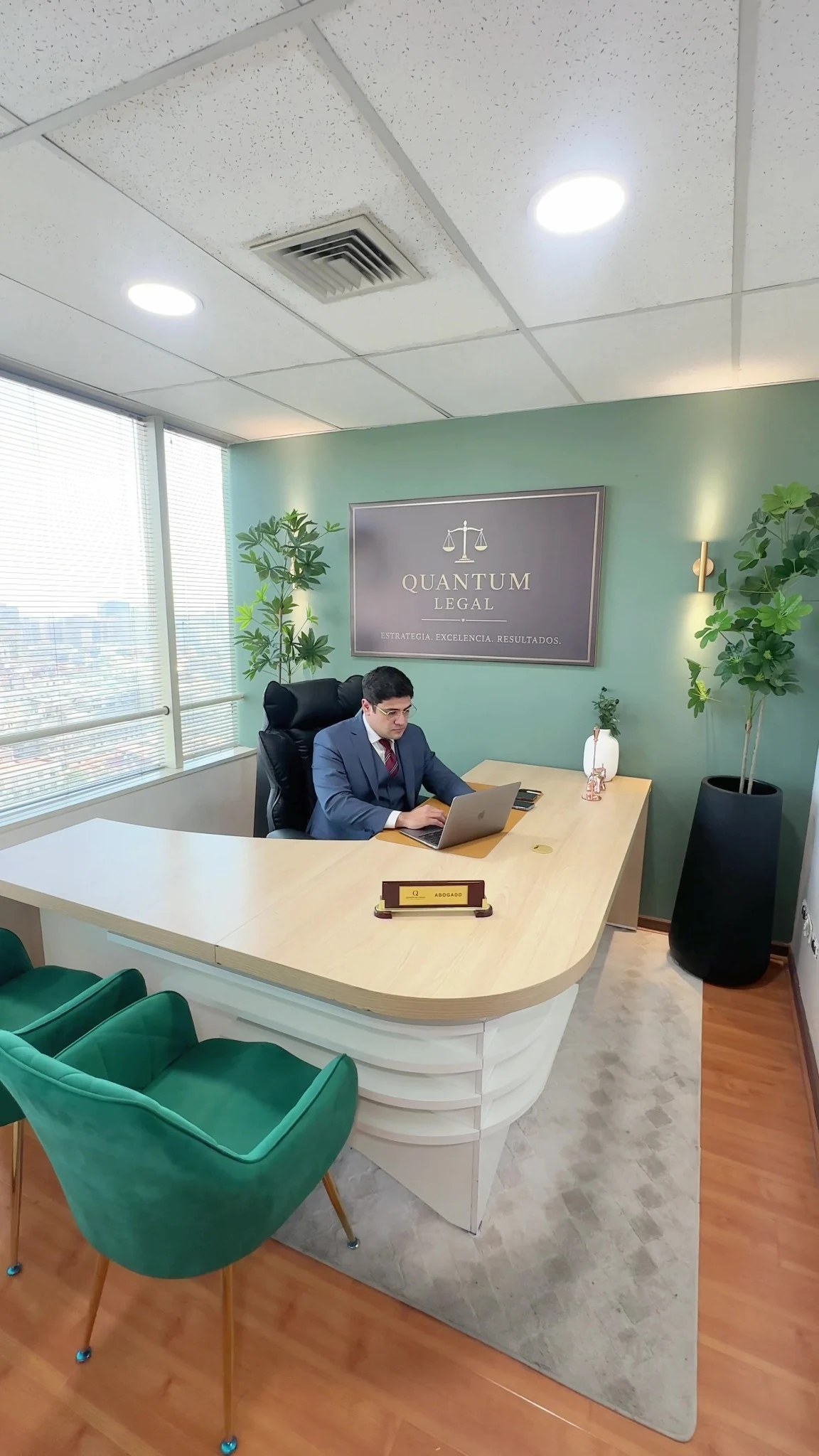Espacio de atención del estudio Quantum Legal